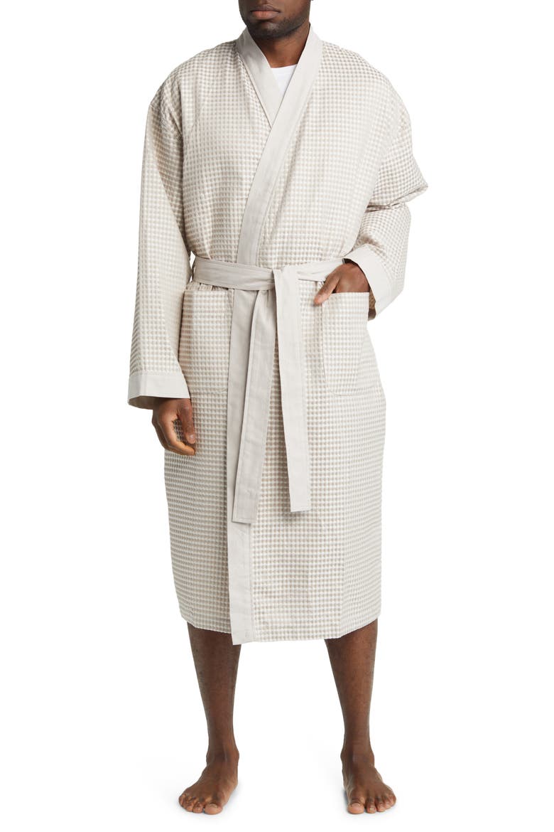 La Paz Cotton Robe, Main, color, SAND