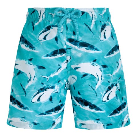 Kids' Requins Light Fabric Swim Shorts