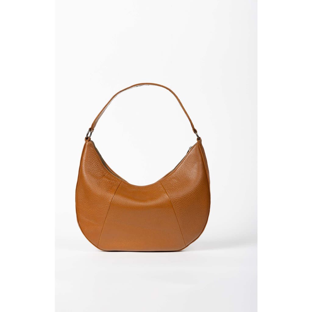 Deux Mains Saddle Shoulder Bag In Brown