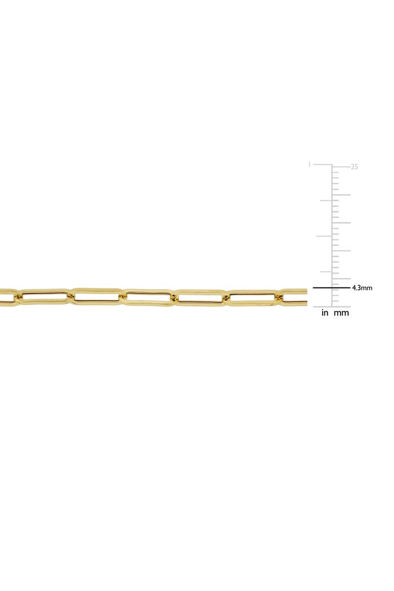 Polished Paperclip Chain Bracelet 14k Gold, Alternate, color, Yellow Gold