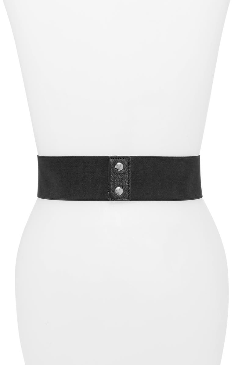 Treasure & Bond Double Wrap Leather Stretch Belt, Alternate, color, 
