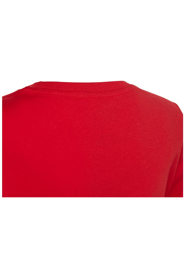 Kids' Lifestyle Trefoil Graphic T-Shirt, Alternate, color, BETTER SCARLET