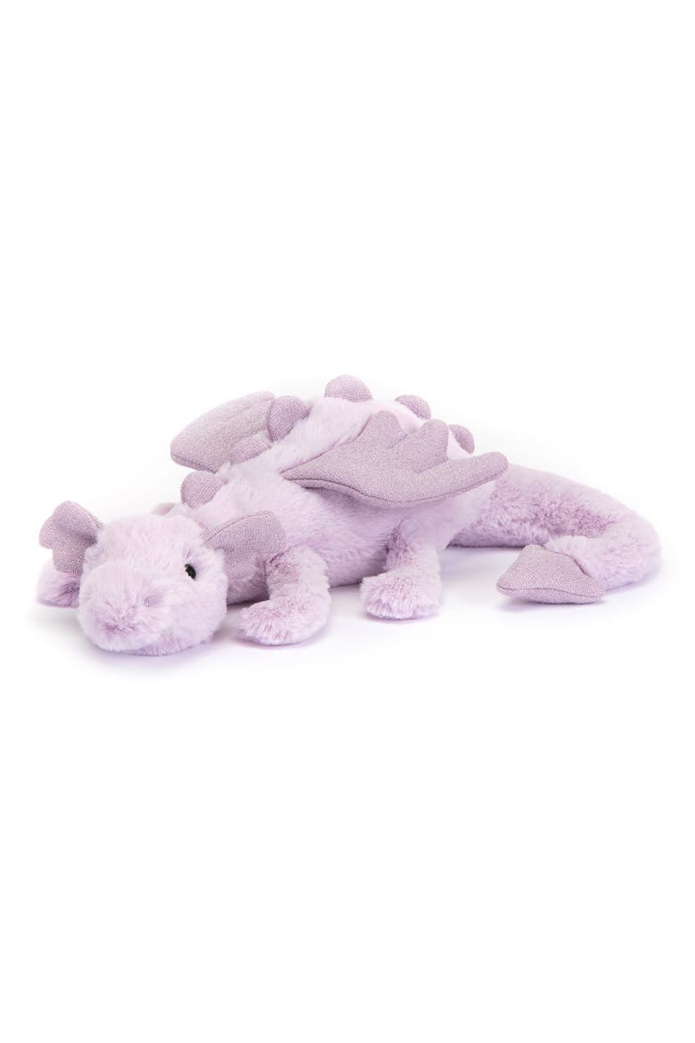 Lavender Dragon Stuffed Animal, Main, color, LAVENDER