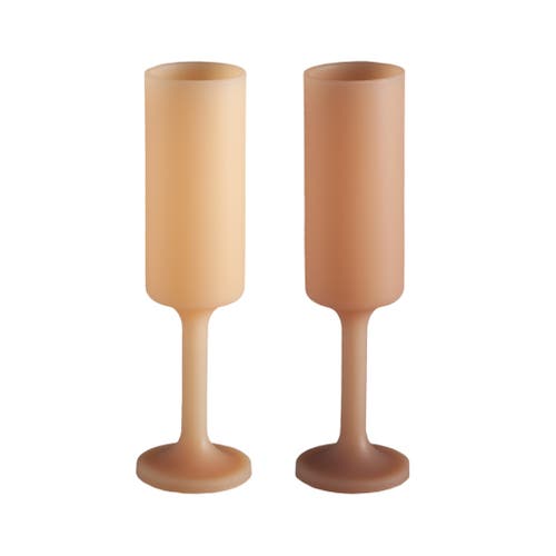 Porter Green Seff | Unbreakable Champagne Flutes In Brown