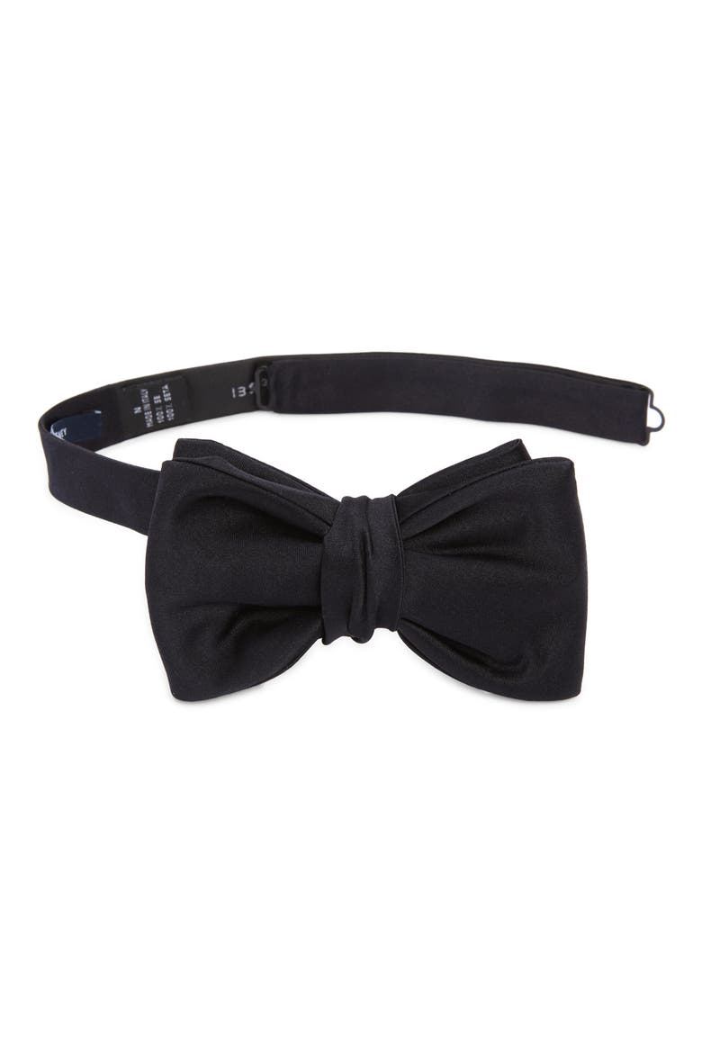 Silk Bow Tie, Main, color, MIDNIGHT NAVY