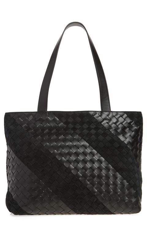 Small Intrecciato Leather Tote
