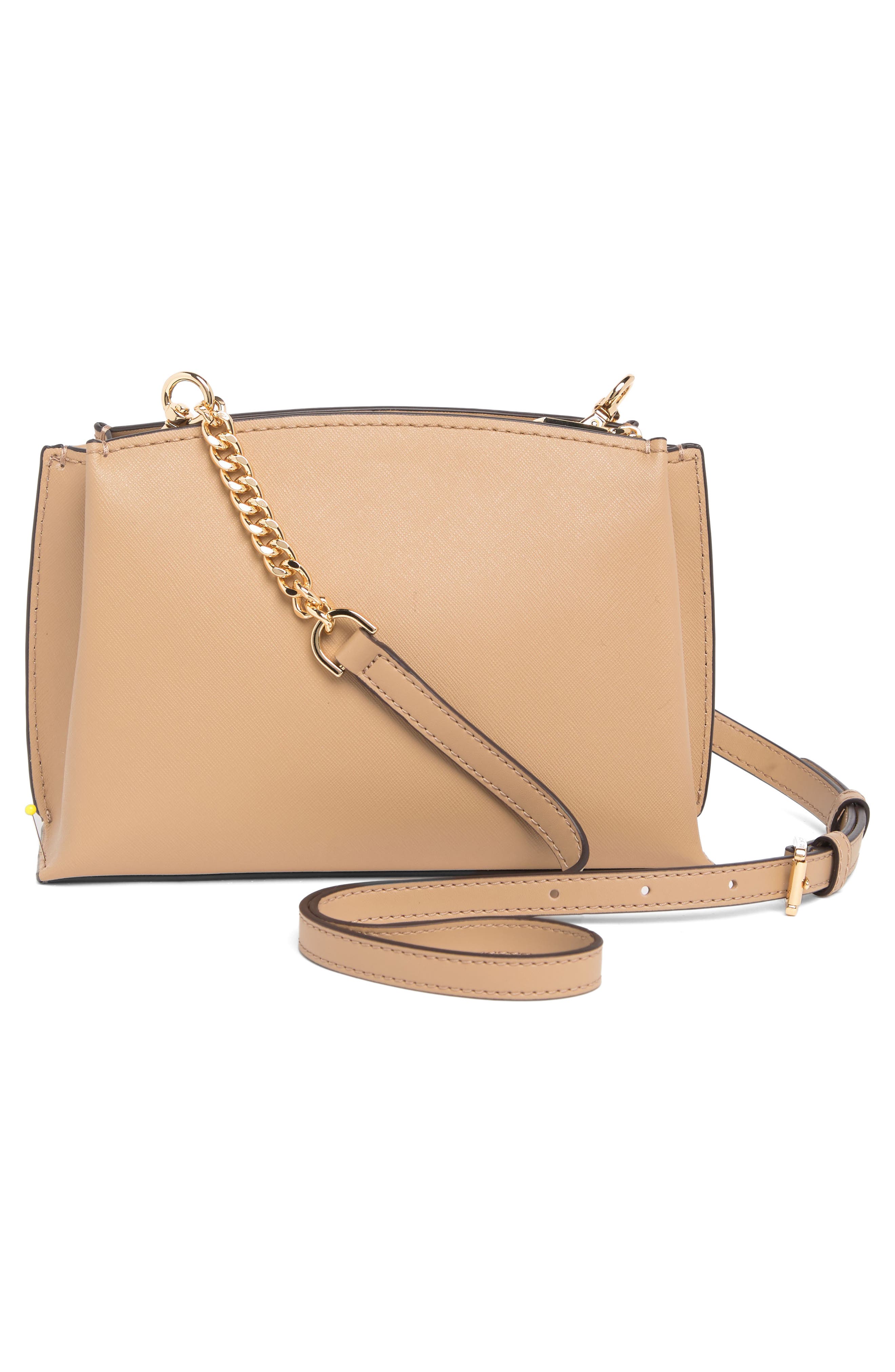 MICHAEL Michael Kors Medium Ruby Leather Crossbody Bag, Alternate, color, 