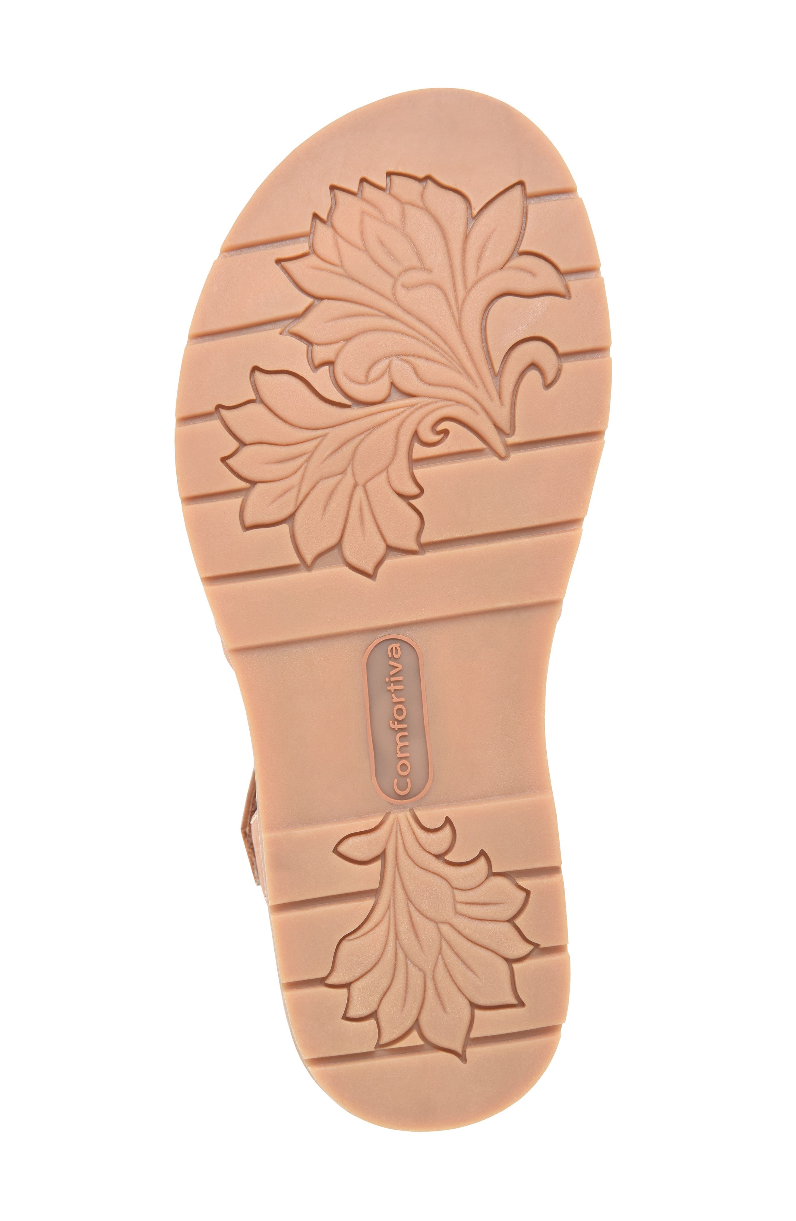 Comfortiva Gladia Woven Sandal, Alternate, color, Luggage