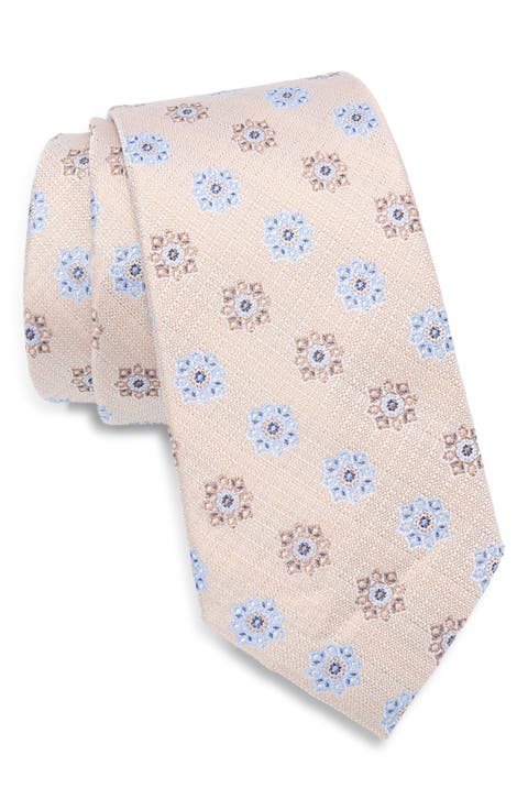 Atwood Medallion Silk Jacquard Tie