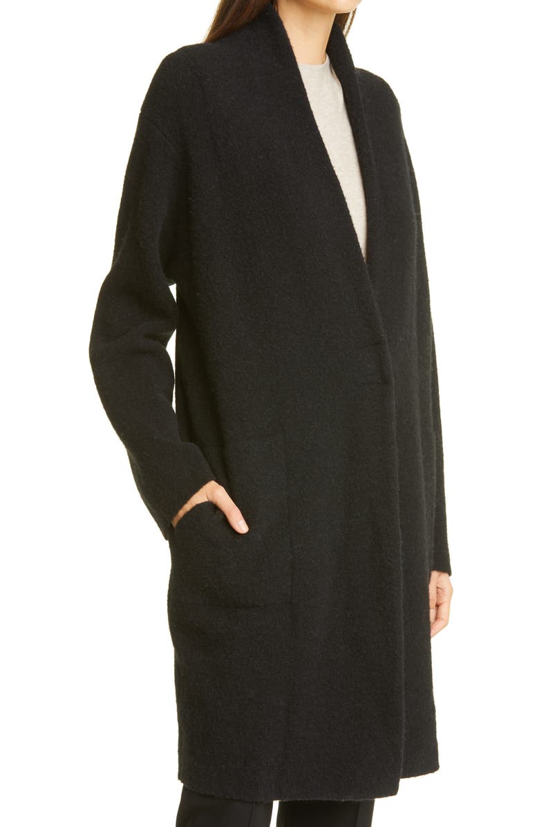 Vince Collarless Cardigan Coat, Alternate, color, 