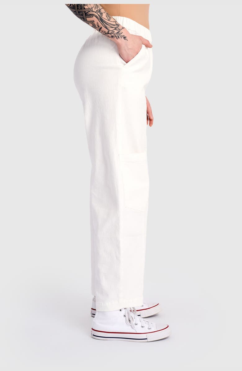 Alembika Twill Papaya Relaxed Pants, Alternate, color, White