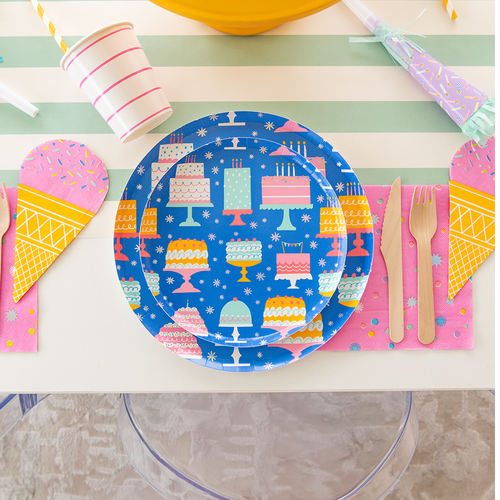 Daydream Society It's A Birthday Cake Print Small Plates In Assorted Pre-pack