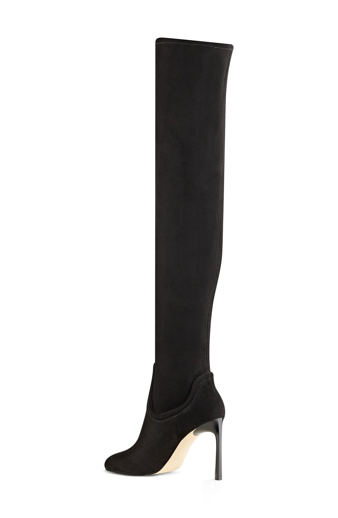 Nine West 'Uptown Girl' Over the Knee Boot, Alternate, color, 