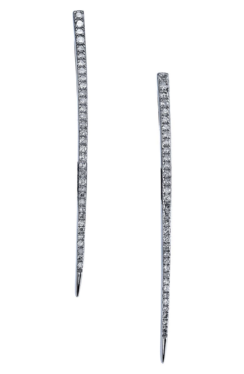 Sheryl Lowe Diamond Dagger Earrings, Main, color, 