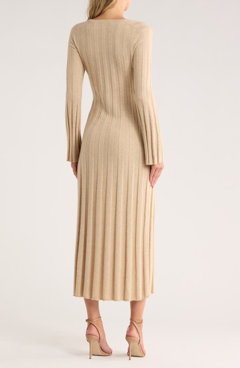 Simkhai Kogan Long Sleeve Cashmere Maxi Dress, Alternate, color, 