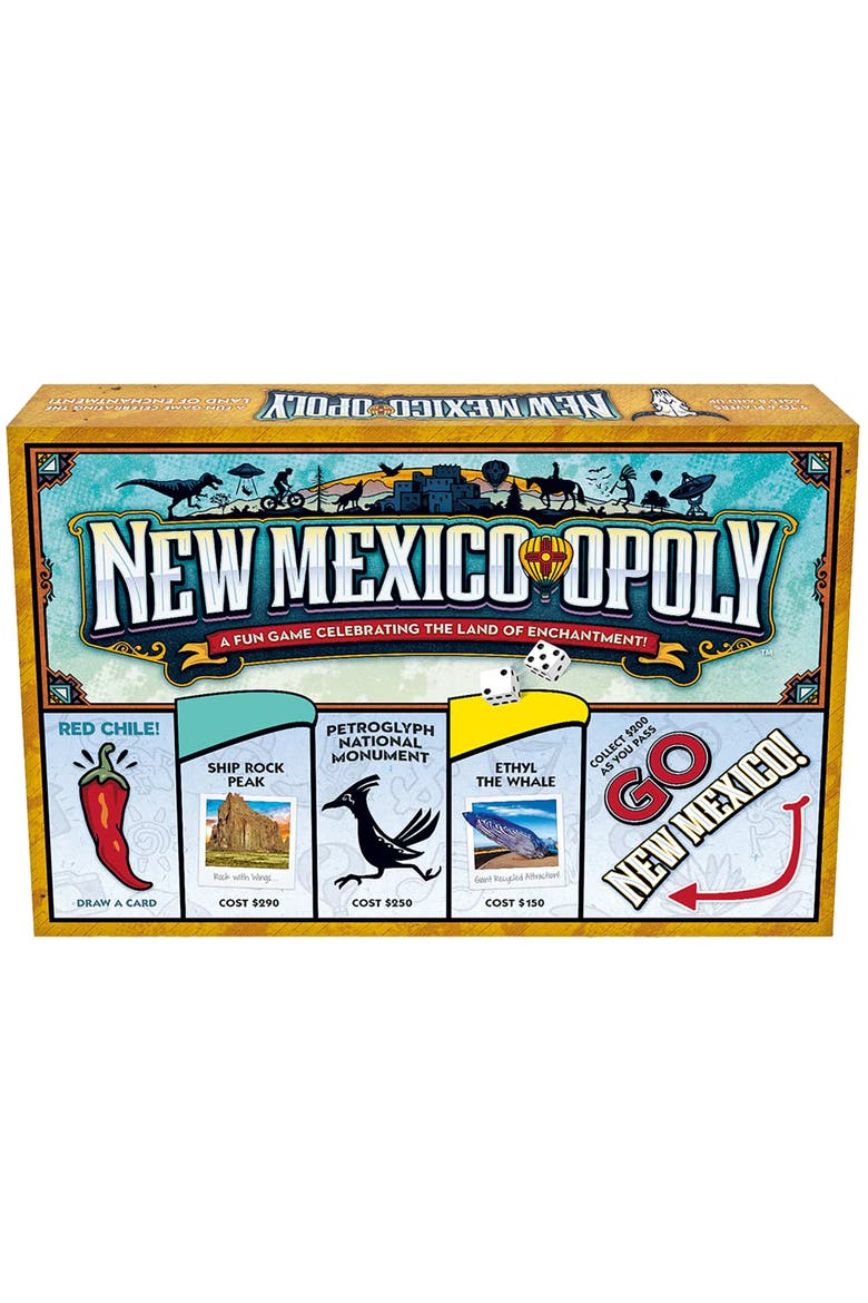New Mexico Opoly Board Game, Main, color, Multicolored