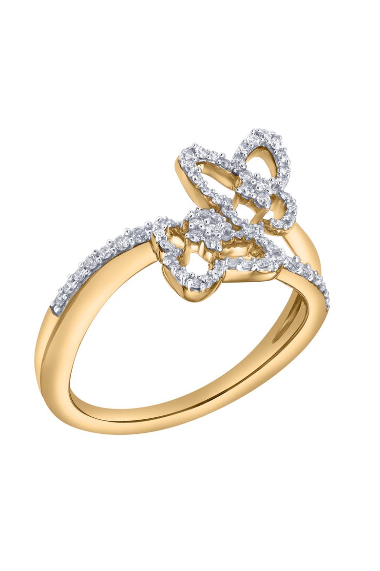 Lumetra 0.55 Ct 10K Gold Diamond Ring, Alternate, color, 10K White Gold