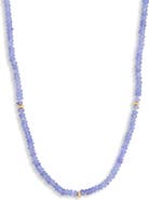 Anzie Bohme Tanzanite Beaded Necklace