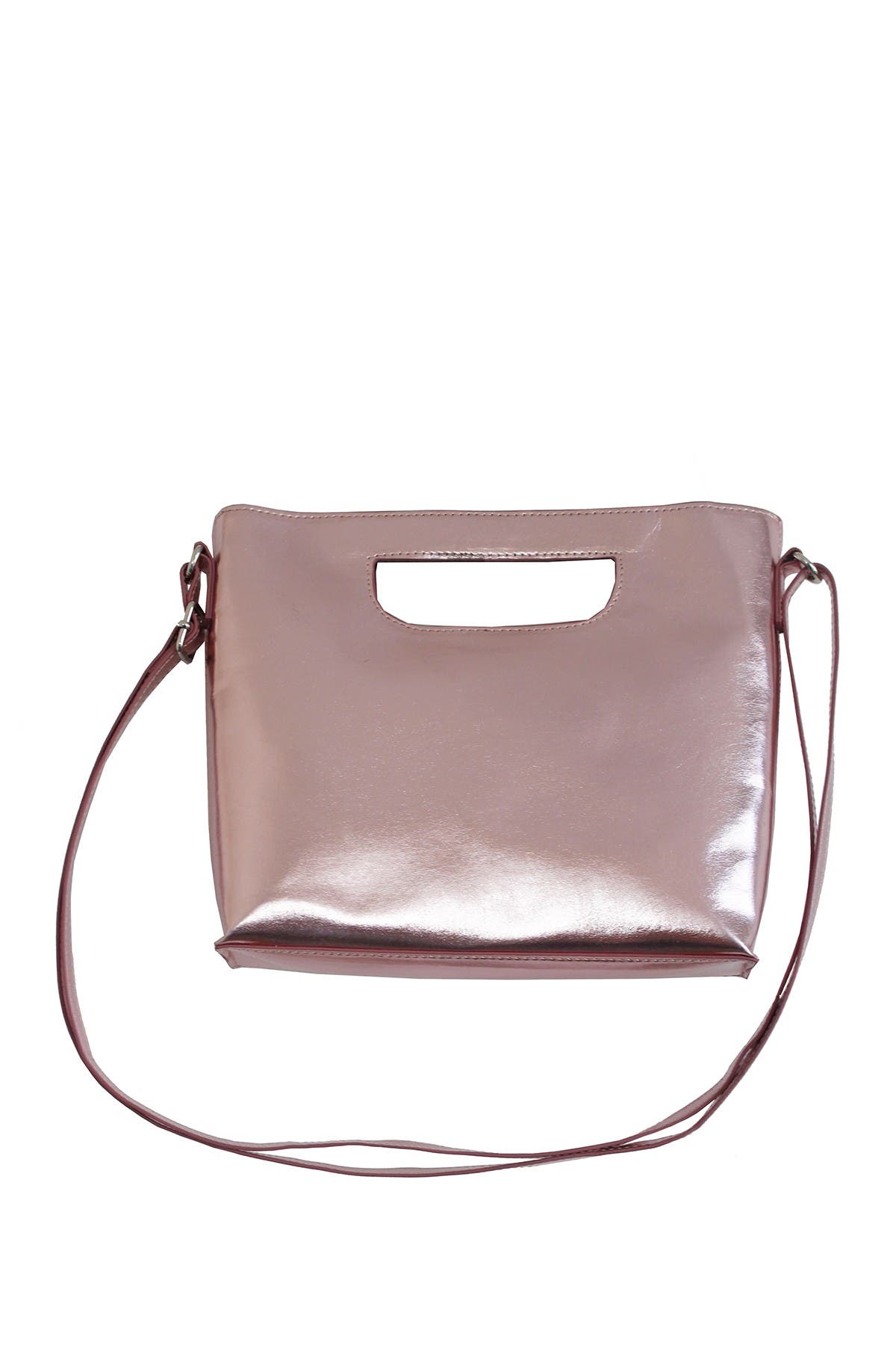 T-Shirt & Jeans Metallic Cutout Handle Crossbody Bag (Women ...