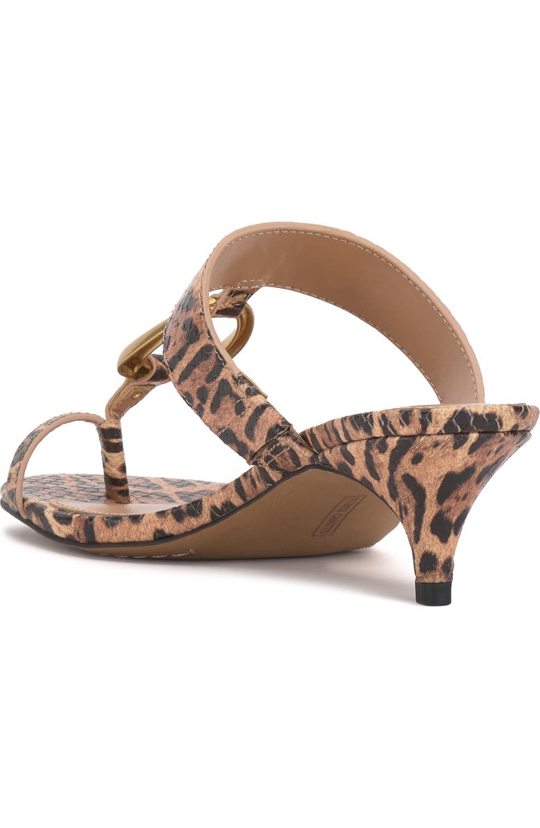 Vince Camuto Kimena Toe Loop Sandal, Alternate, color, Black/ Natural