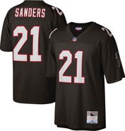 Mitchell & Ness Men's Mitchell & Ness Deion Sanders Black Atlanta Falcons Legacy Replica Jersey