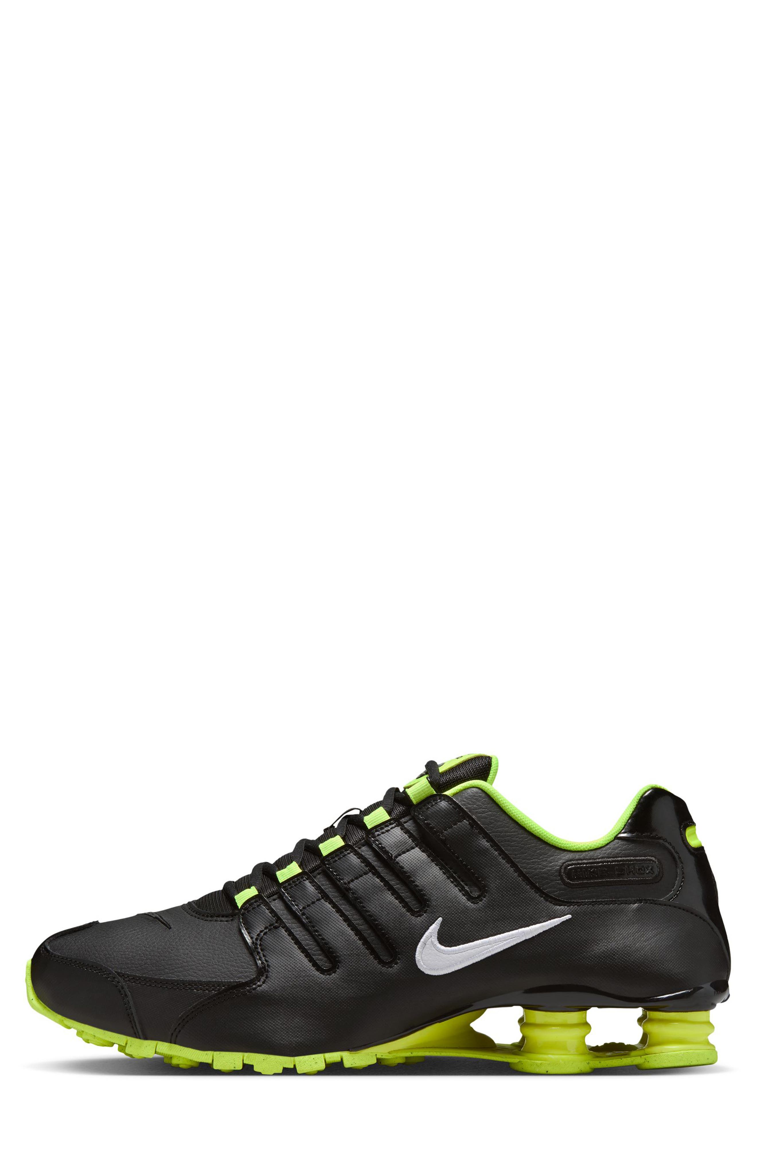 Shox NZ Sneaker, Alternate, color, 013 BLACK/WHITE