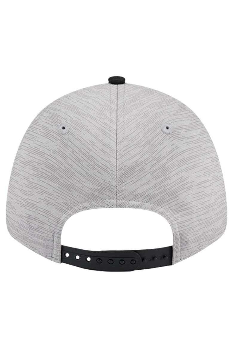 Men's New Era Heather Gray/Black Chicago Bulls Active Digi-Tech Two-Tone 9FORTY Adjustable Hat, Alternate, color, Heather Gray