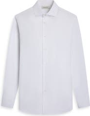 Bugatchi Axel Shaped Fit Jacquard Button-Up Shirt