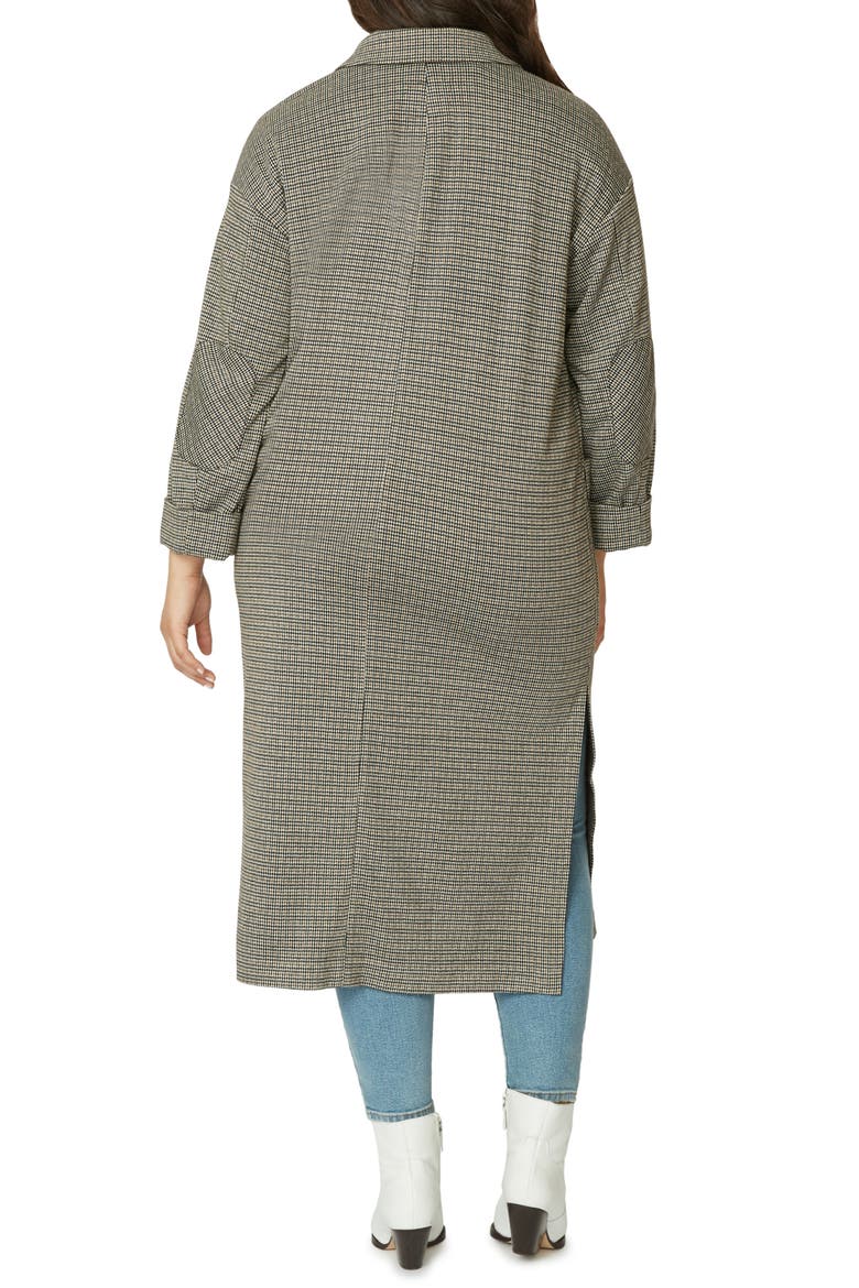 Bespoke Plaid Duster Jacket, Alternate, color, KNT HND CK