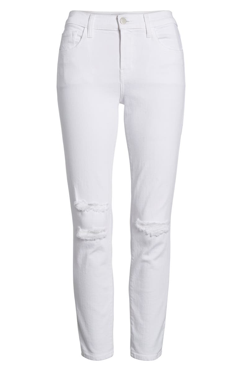J Brand Mid-Rise Capri Skinny Jeans, Alternate, color,