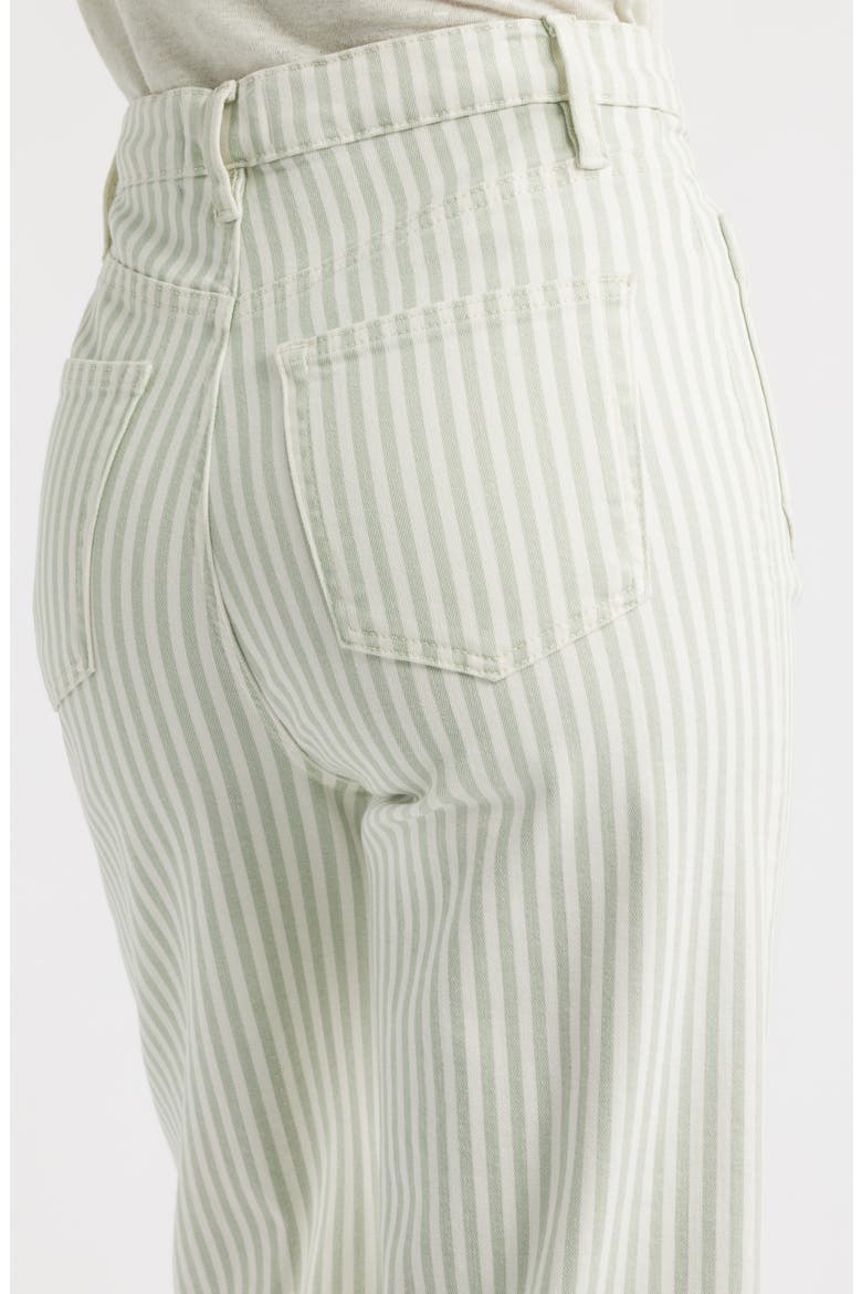 The Anchor High Waist Wide Leg Jeans, Alternate, color, SEAMIST STRIPE