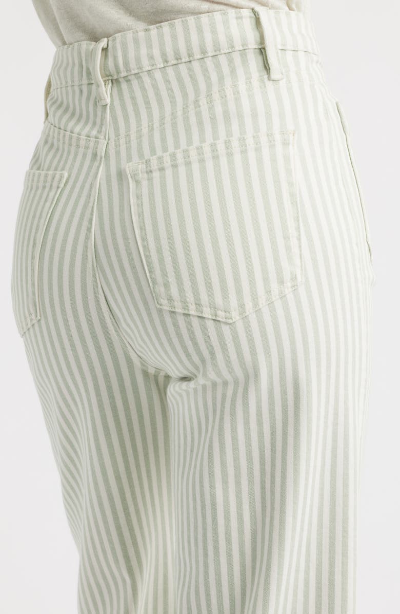 FRAME The Anchor High Waist Wide Leg Jeans, Alternate, color, Seamist Stripe