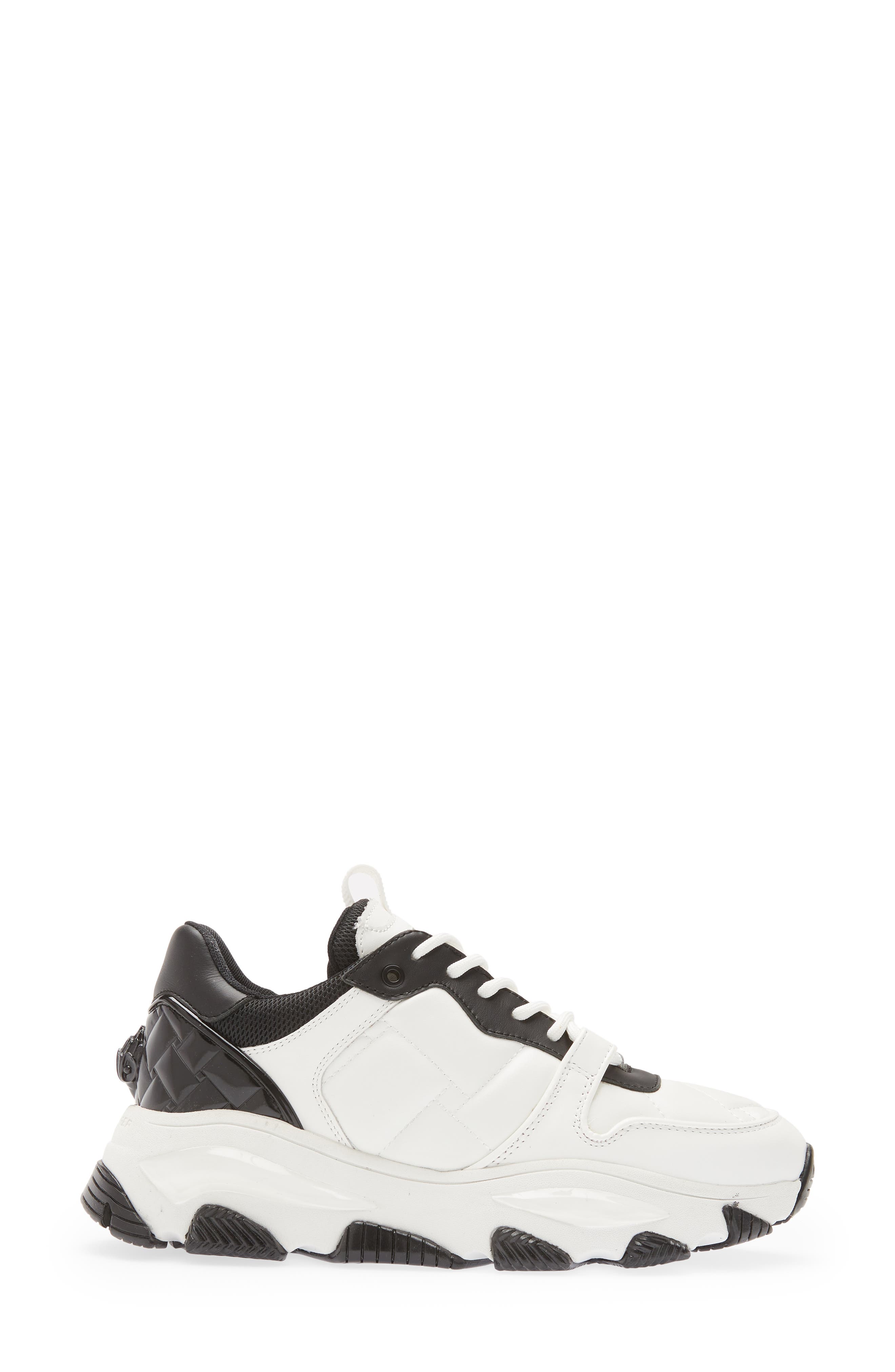 Kurt Geiger London Lettie Eagle Quilted Sneaker, Alternate, color, 