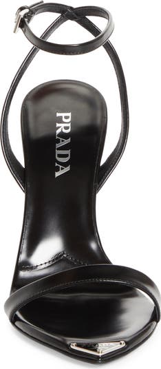 Pointed Toe Logo Sandal