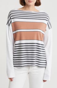 GO COUTURE Boat Neck Sweater