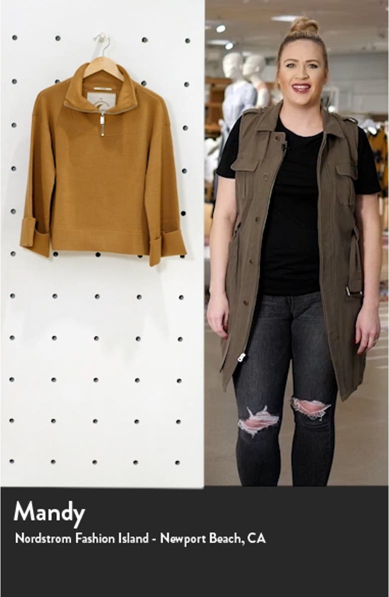 Wool Blend Anorak Sweater, sales video thumbnail