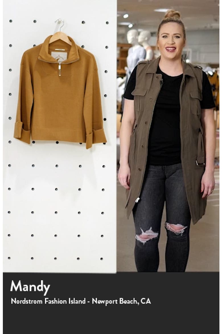 Wool Blend Anorak Sweater video
