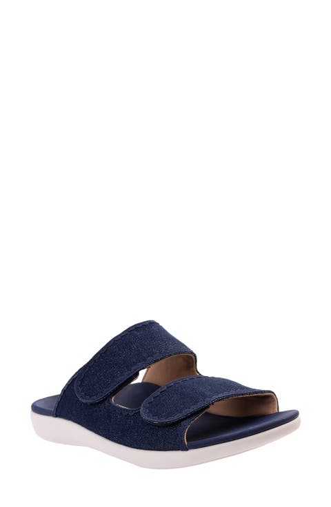 Roma Double Strap Slide Sandal