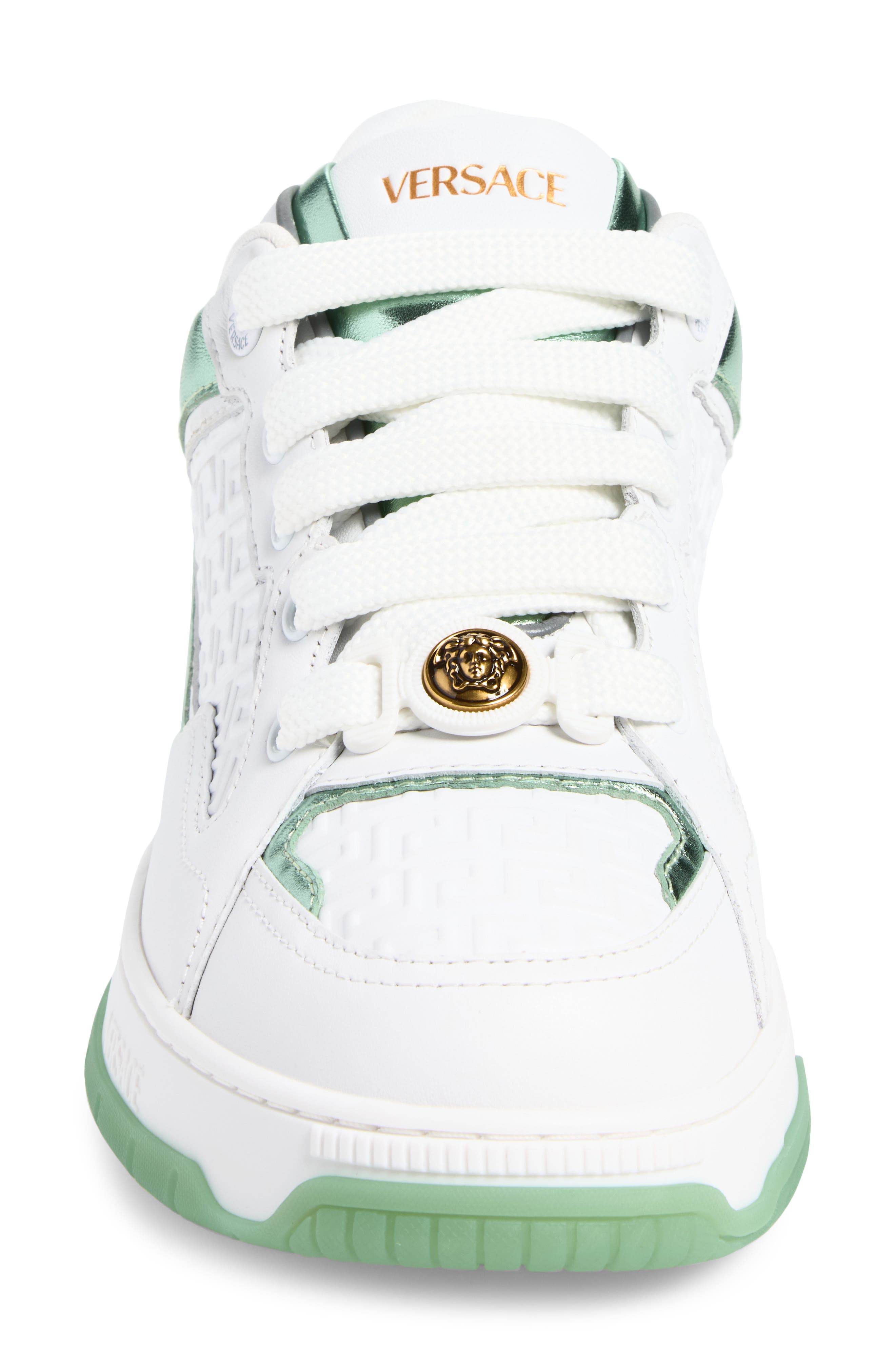 Medusa Sneaker, Alternate, color, WHITE MINT GOLD 82