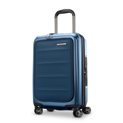 Samsonite Octiv Pro Front Pocket Carry-on 20-inch Hardside Spinner In Blue