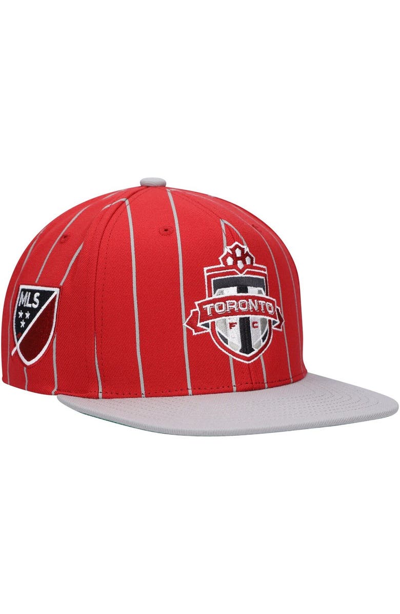 Mitchell & Ness Men's Mitchell & Ness Red Toronto FC Team Pin Snapback Hat, Main, color, Red