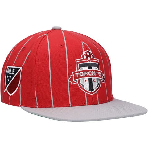 Men's Mitchell & Ness Red Toronto FC Team Pin Snapback Hat
