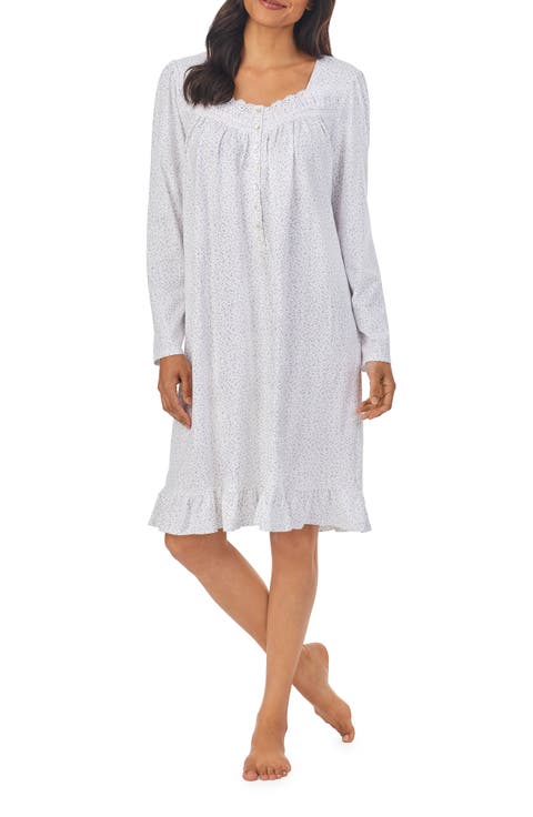 Long Sleeve Jersey Nightgown