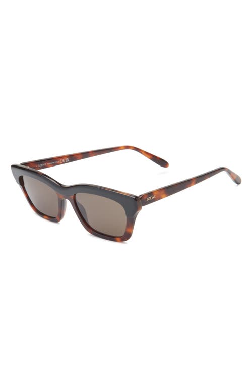 Loewe Slim 53mm Rectangular Sunglasses