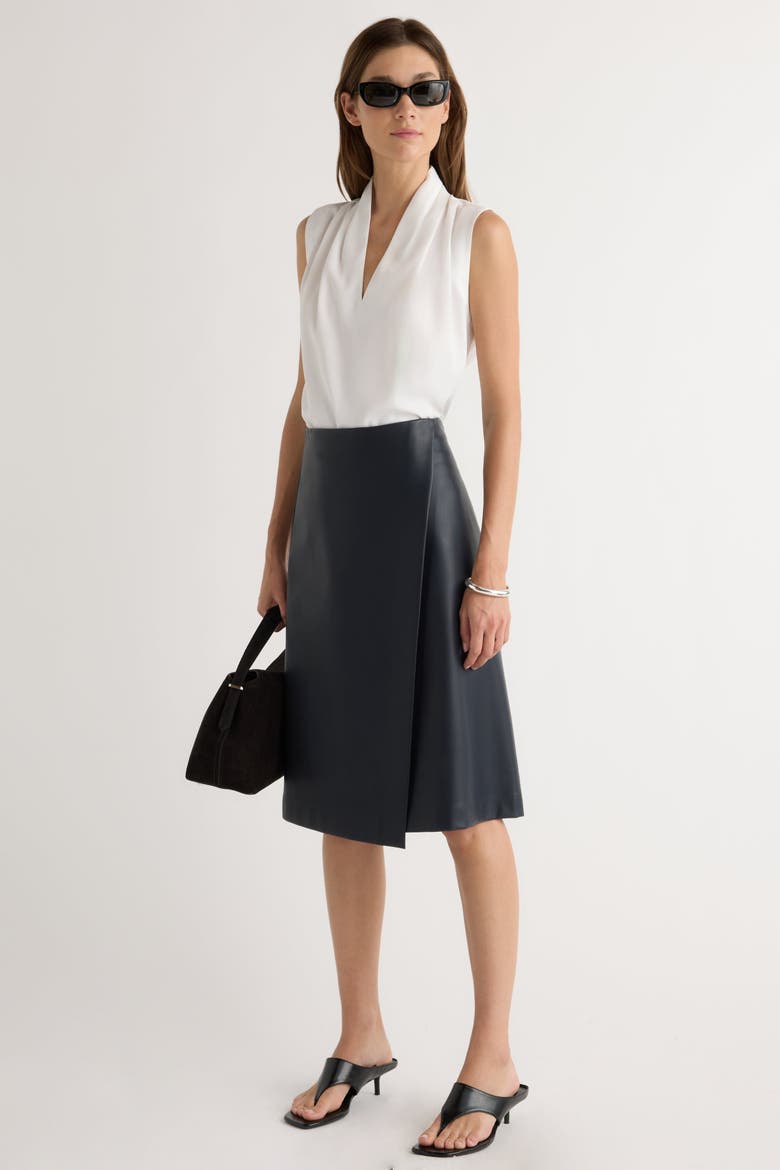 Jae V-Neck Sleeveless Blouse, Alternate, color, Ivory