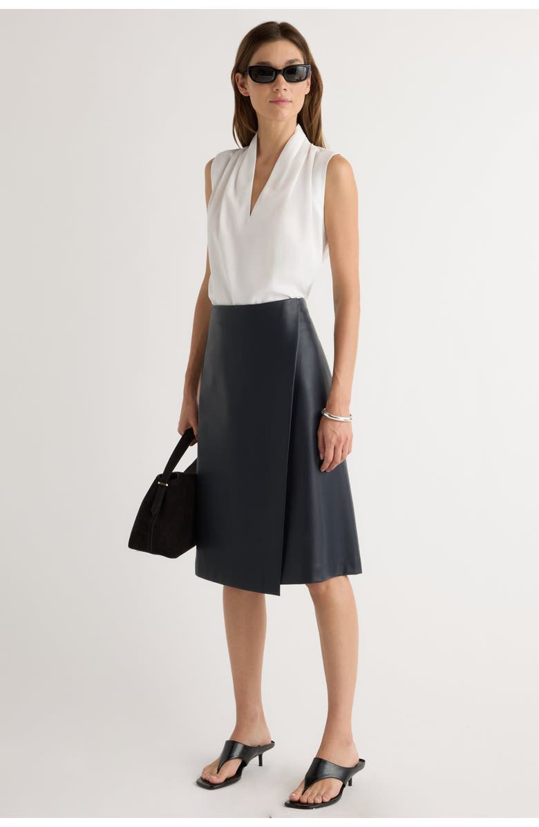 Modern Citizen Jae V-Neck Sleeveless Blouse, Alternate, color, Ivory