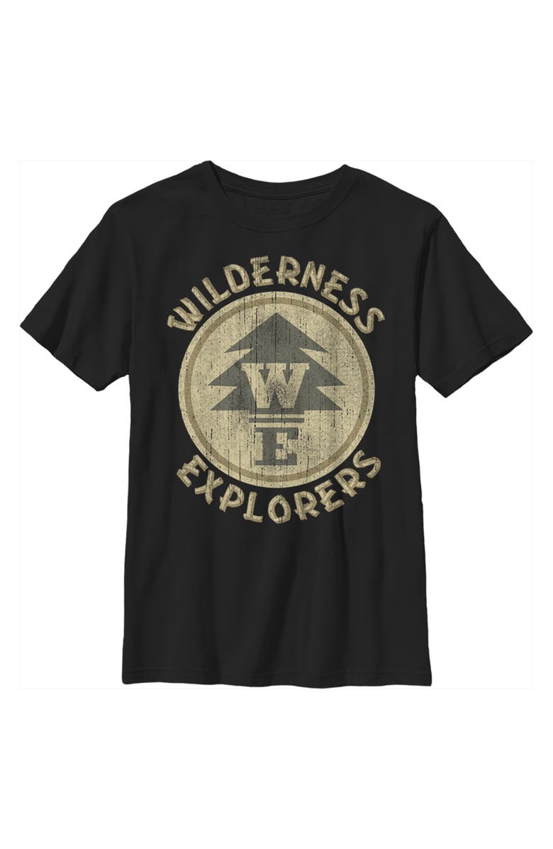 Up Boy's Up Wilderness Explorer Badge Graphic T-Shirt, Main, color, Black