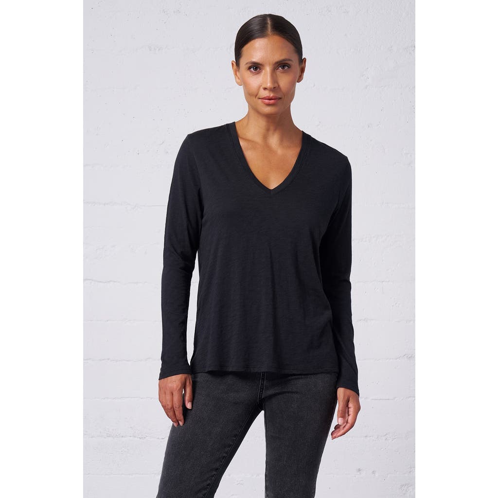 Franne Golde Slub Jersey Long Sleeve Tee