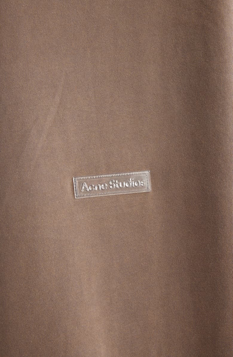 Acne Studios Extorr Logo Back T-Shirt, Alternate, color, Taupe Brown