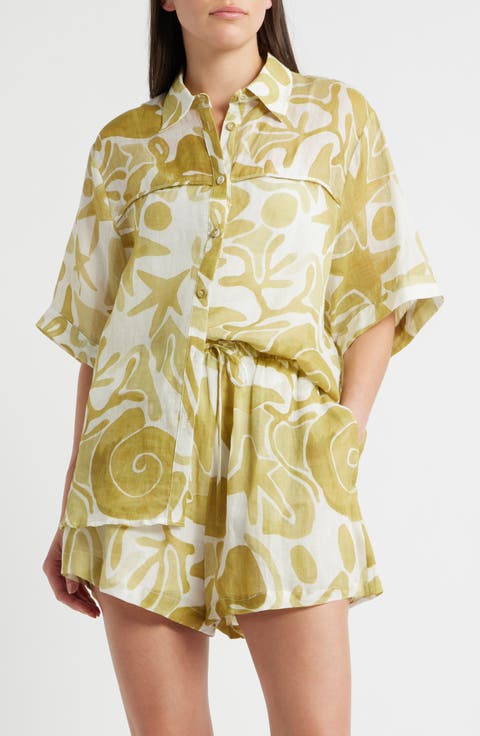 Irisa Print Short Sleeve Shirt